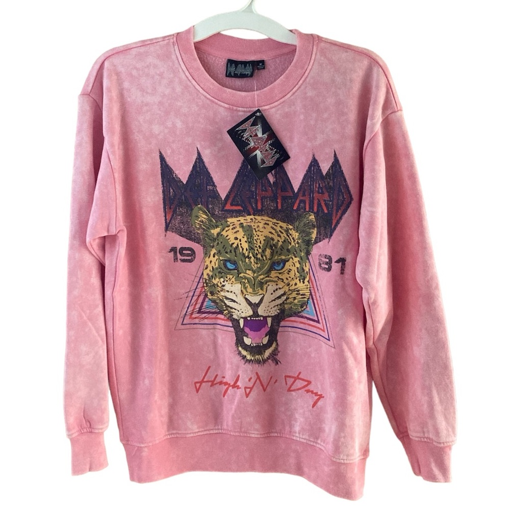 Def Leppard 1981 High n’ Dry Pullover Sweatshirt size M